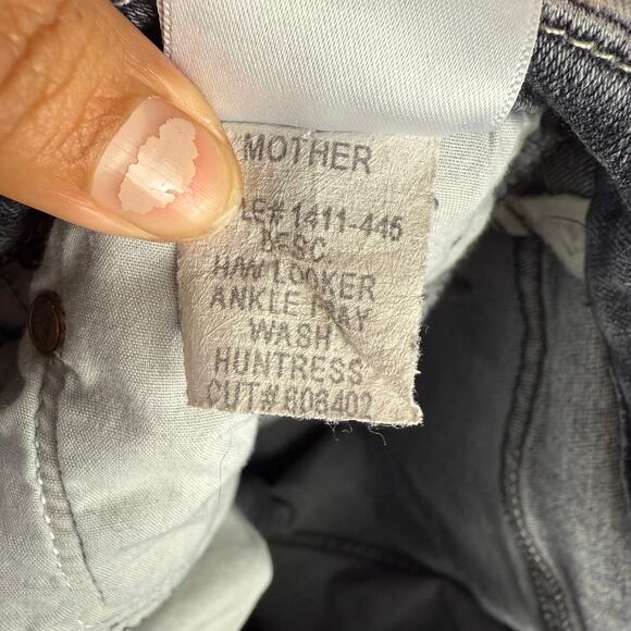 Mother high‎ waisted looker ankle fray huntress jeans sz 31 - Picture 7 of 11